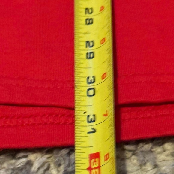 Red vintage 90s USA flag embroidered t-shirt #90s #USA #Vintage - Picture 5 of 5